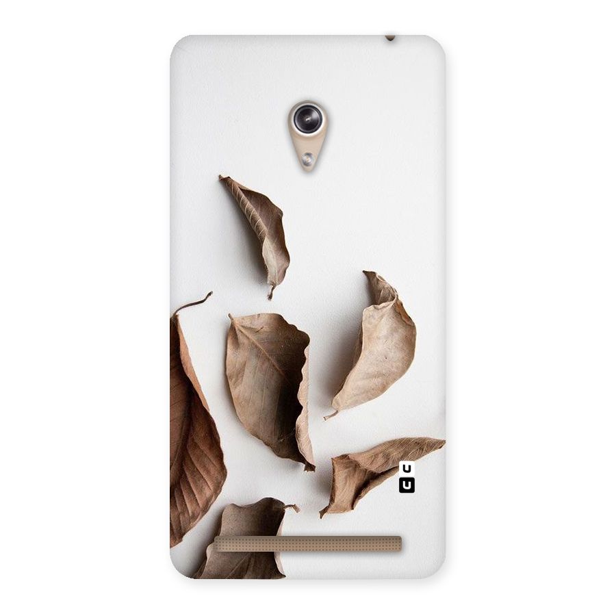 Brown Dusty Leaves Back Case for Zenfone 6