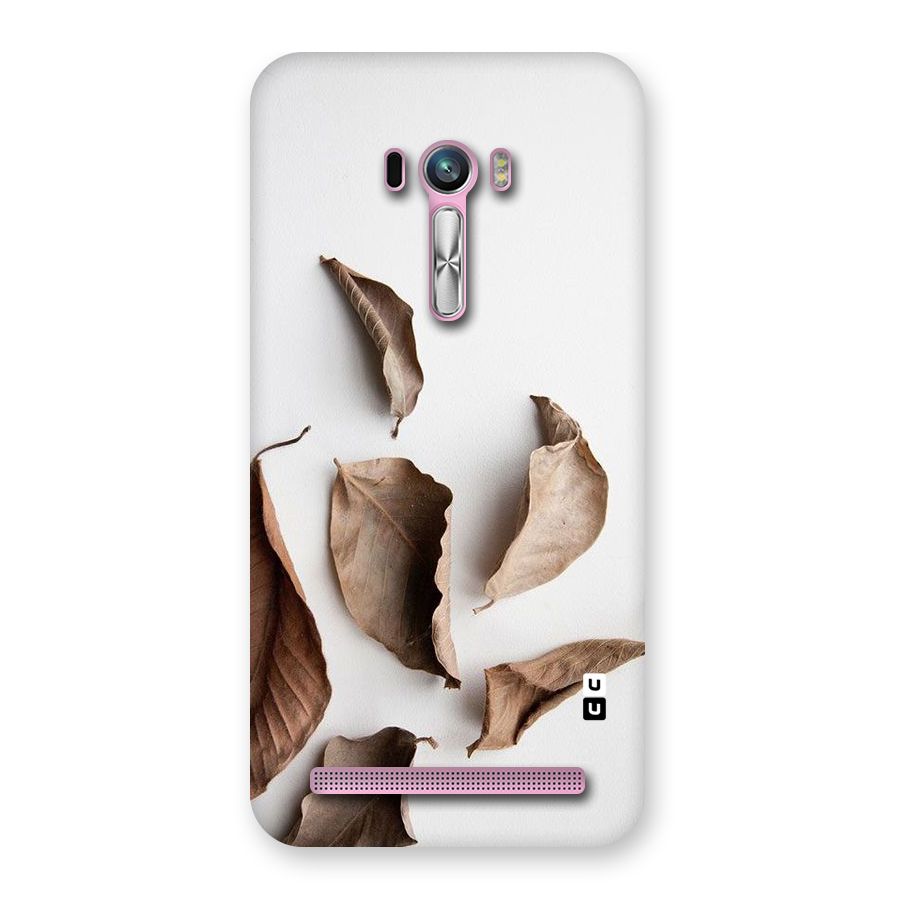 Brown Dusty Leaves Back Case for Zenfone Selfie