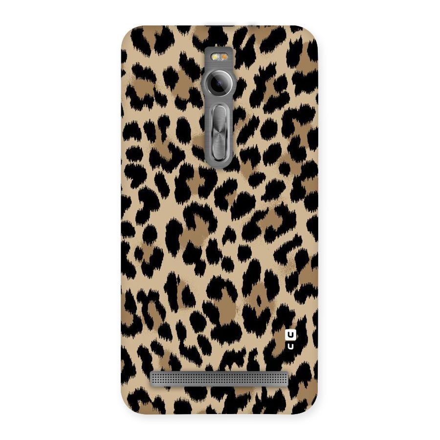 Brown Leapord Print Back Case for Asus Zenfone 2