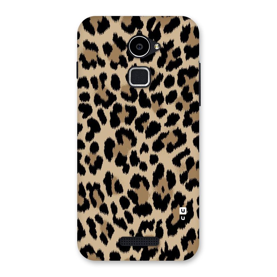 Brown Leapord Print Back Case for Coolpad Note 3 Lite