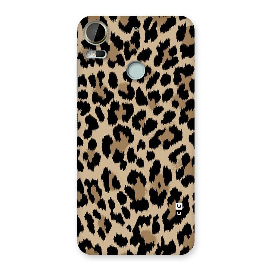Brown Leapord Print Back Case for Desire 10 Pro