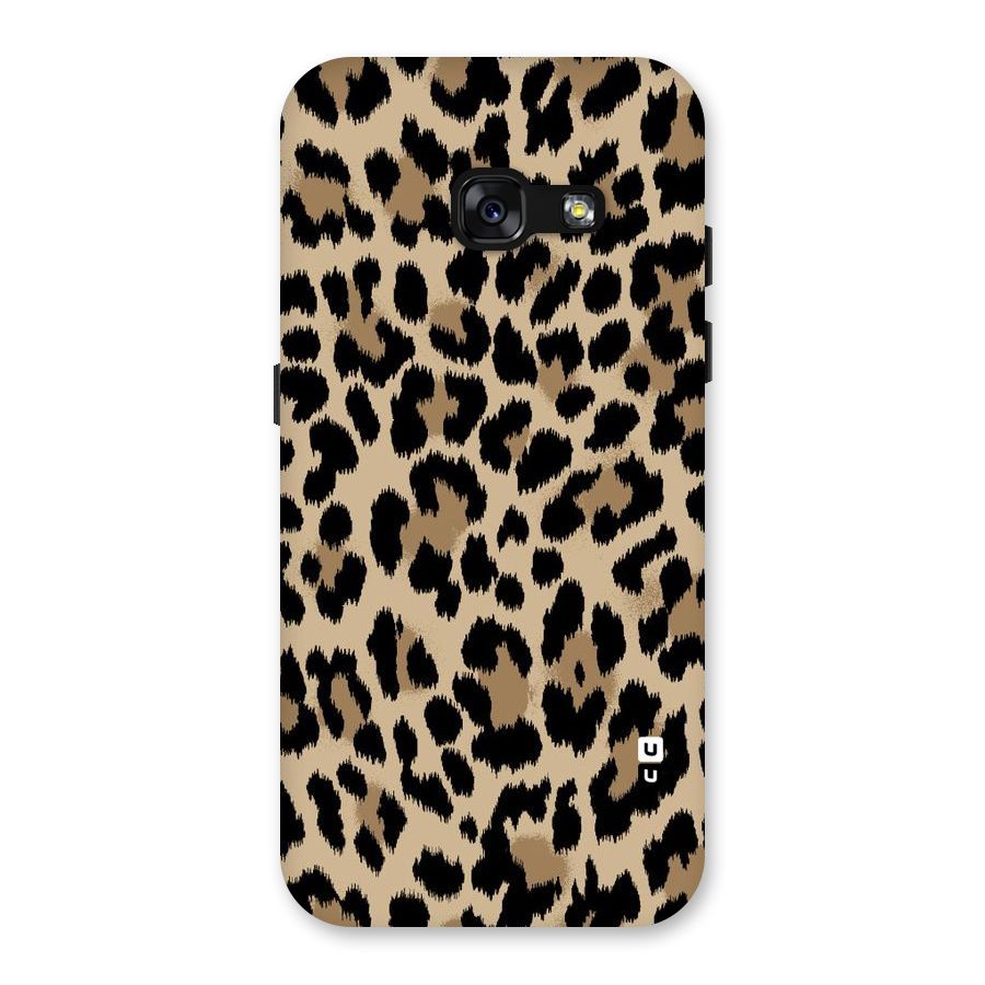 Brown Leapord Print Back Case for Galaxy A3 (2017)