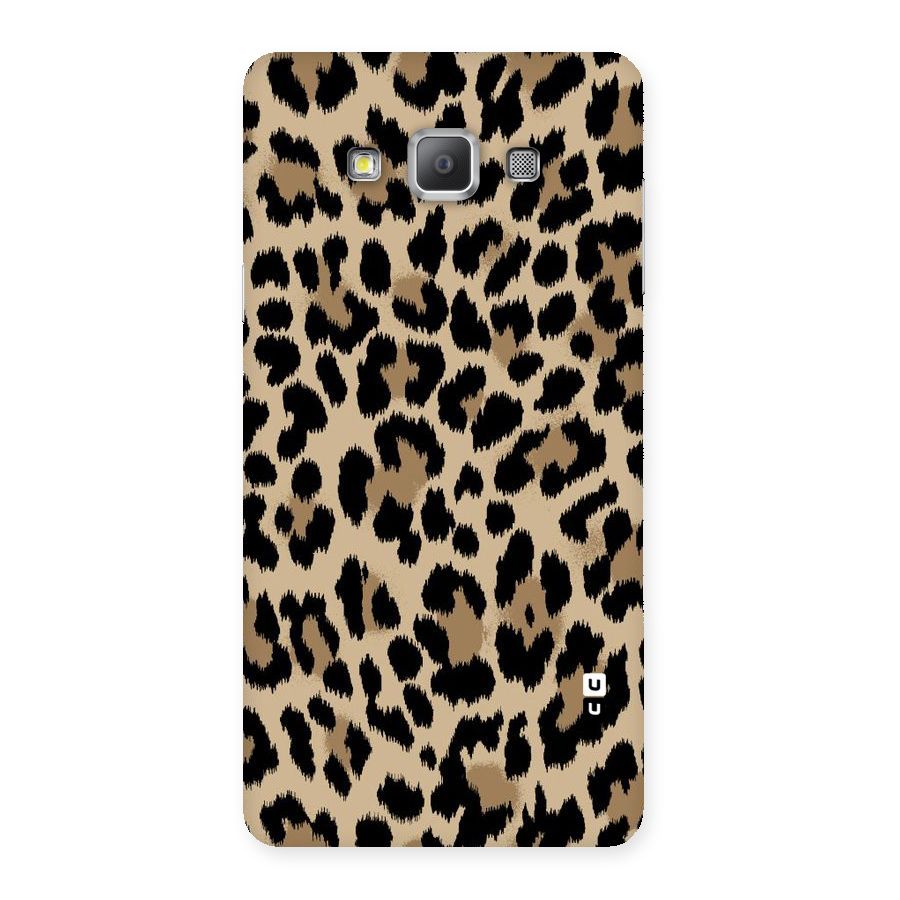 Brown Leapord Print Back Case for Galaxy A7