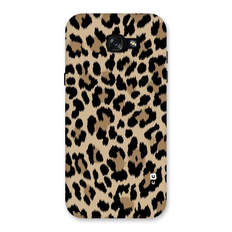 Brown Leapord Print Back Case for Galaxy A7 (2017)