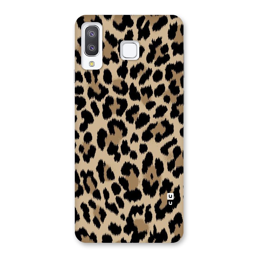 Brown Leapord Print Back Case for Galaxy A8 Star