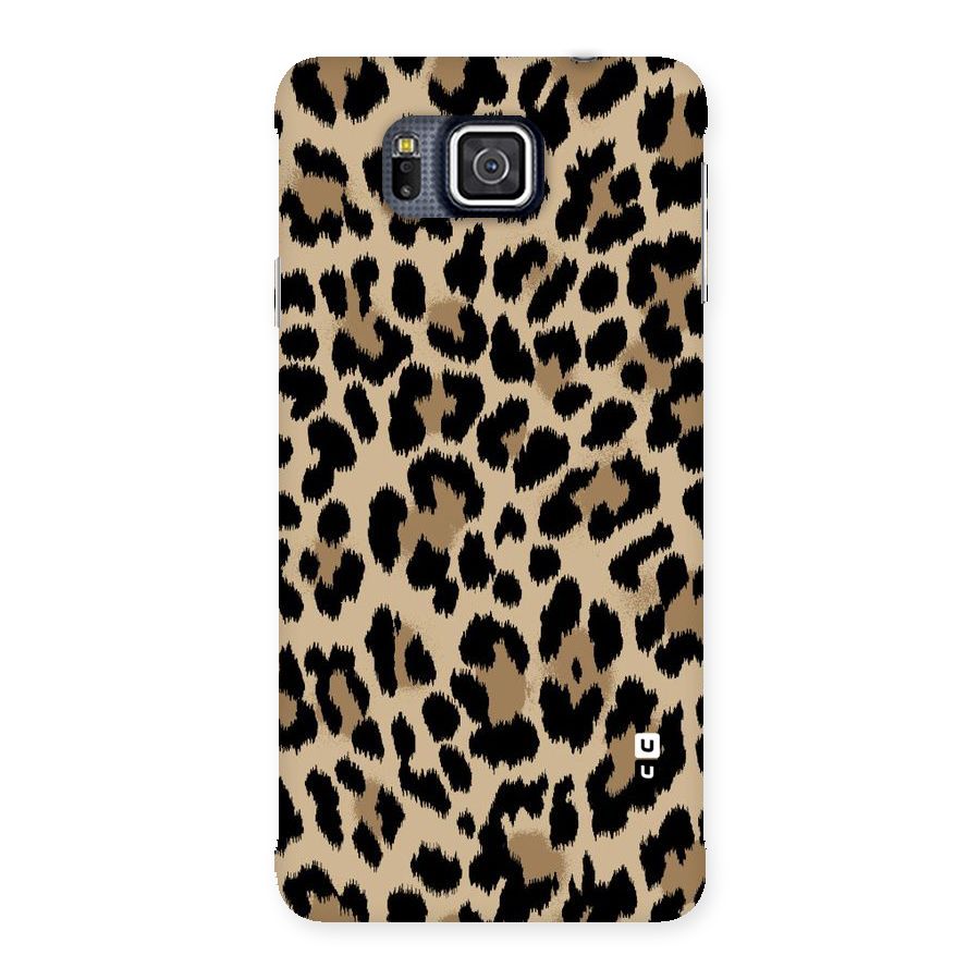 Brown Leapord Print Back Case for Galaxy Alpha