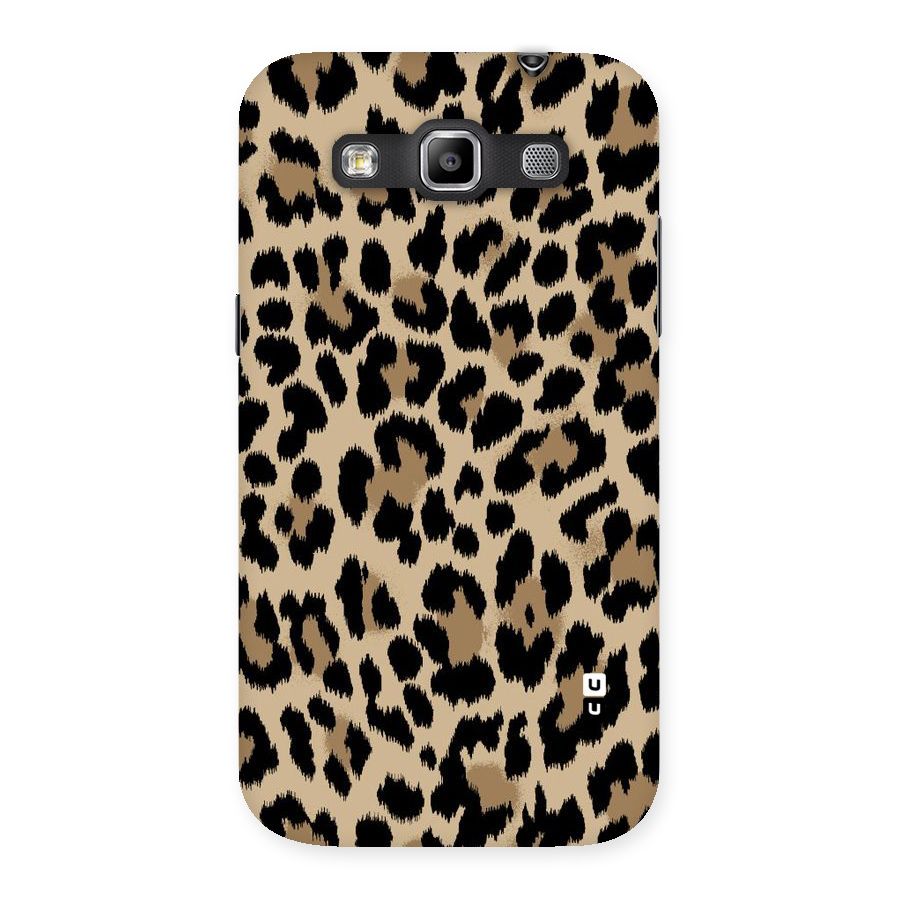 Brown Leapord Print Back Case for Galaxy Grand Quattro