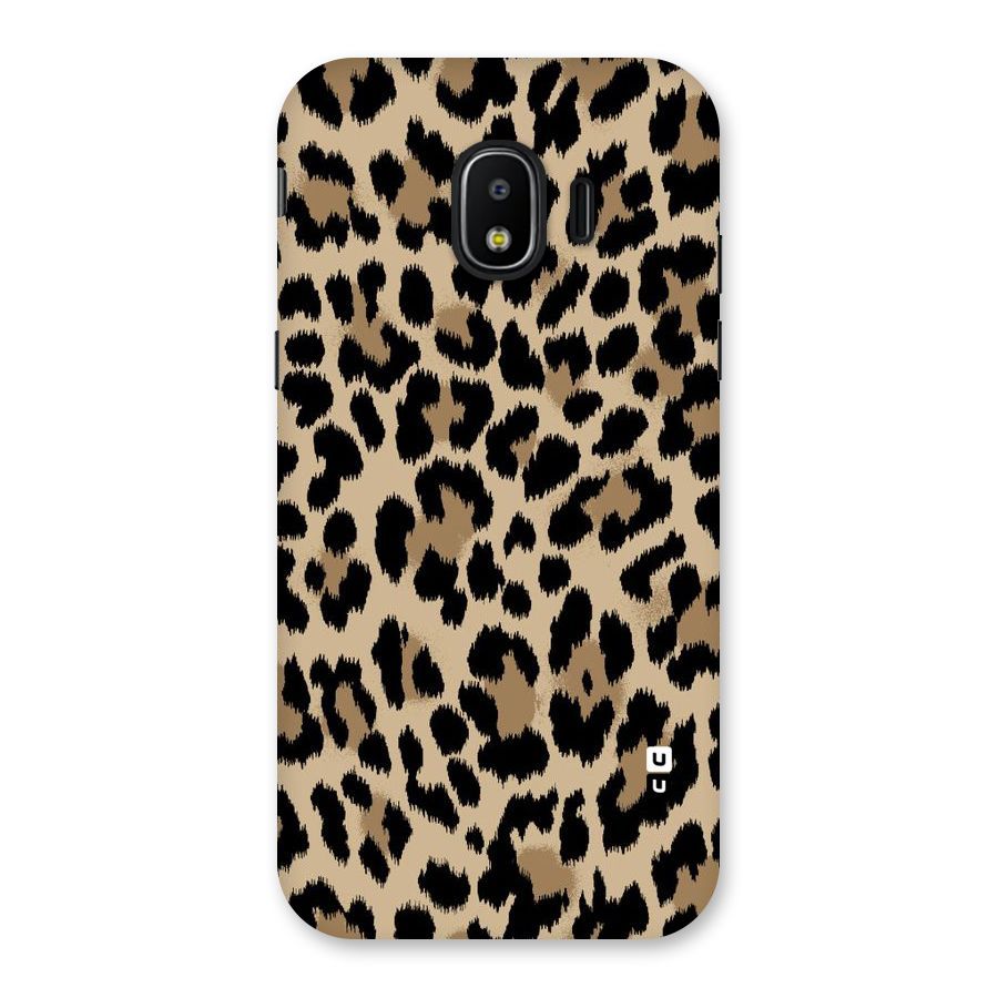 Brown Leapord Print Back Case for Galaxy J2 Pro 2018