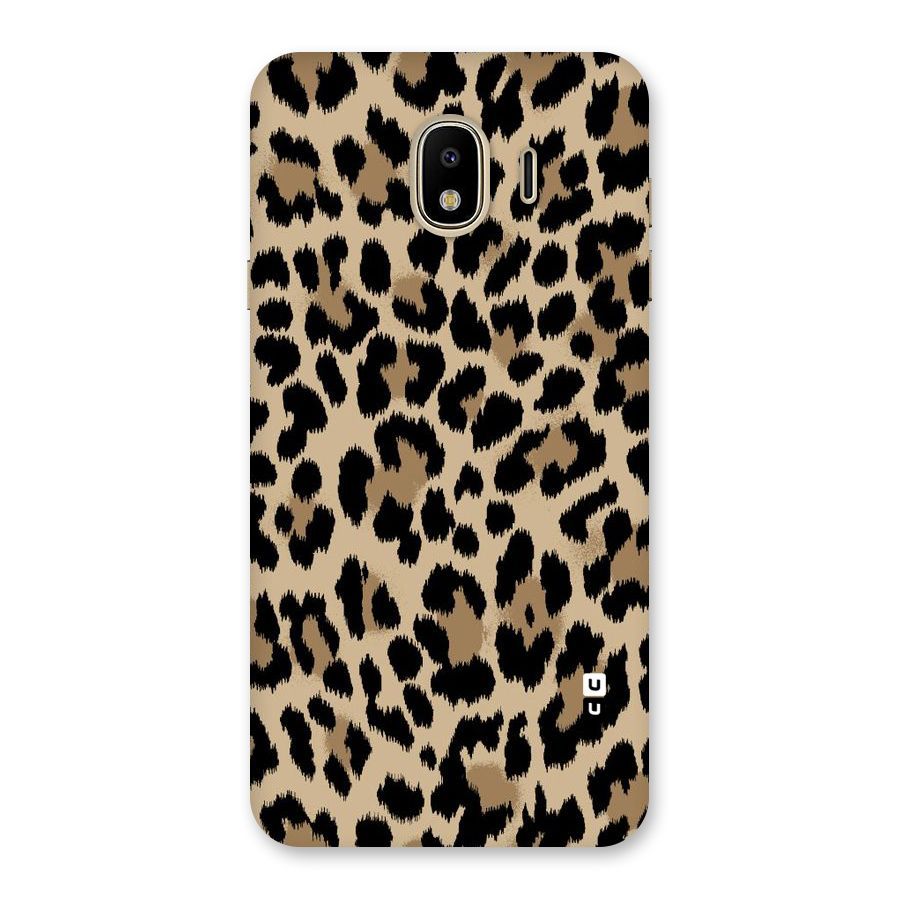 Brown Leapord Print Back Case for Galaxy J4