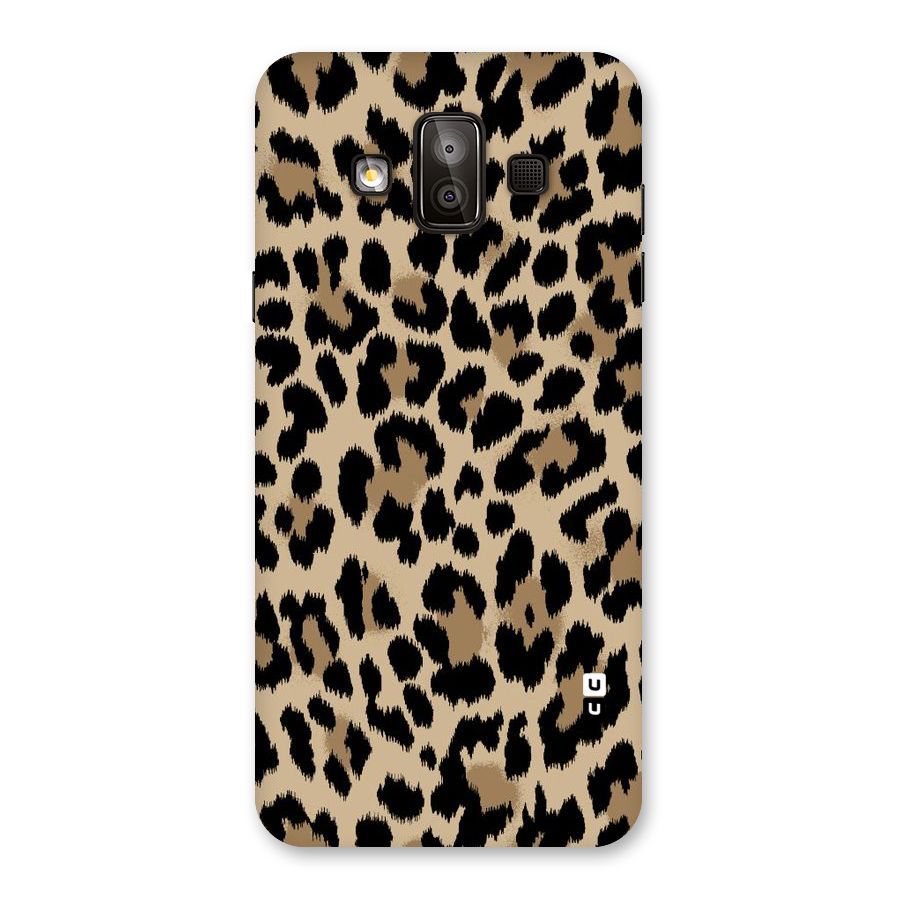 Brown Leapord Print Back Case for Galaxy J7 Duo
