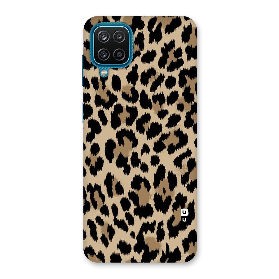 Brown Leapord Print Back Case for Galaxy M12