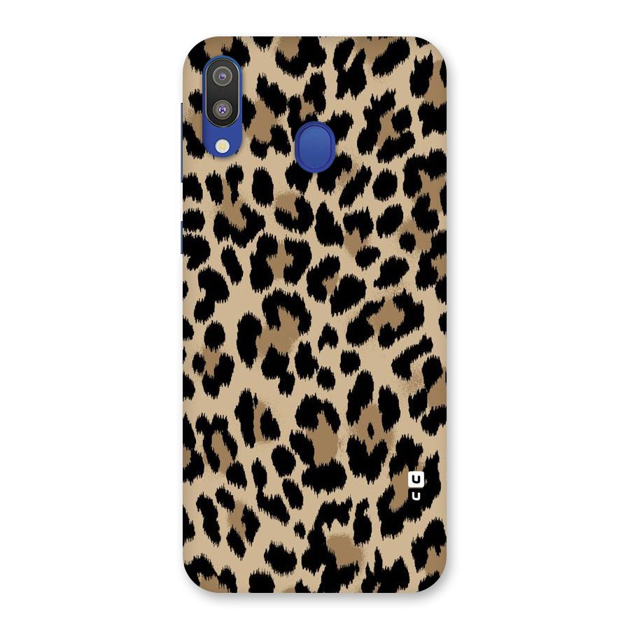 Brown Leapord Print Back Case for Galaxy M20