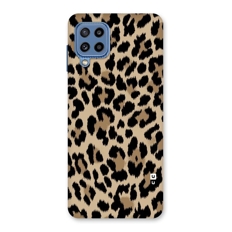 Brown Leapord Print Back Case for Galaxy M32