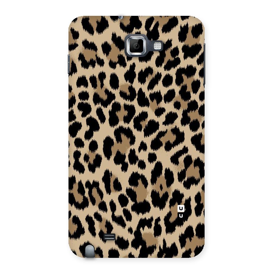 Brown Leapord Print Back Case for Galaxy Note