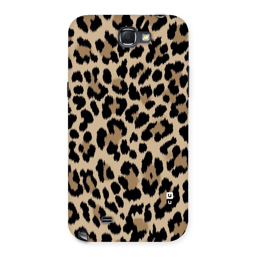 Brown Leapord Print Back Case for Galaxy Note 2