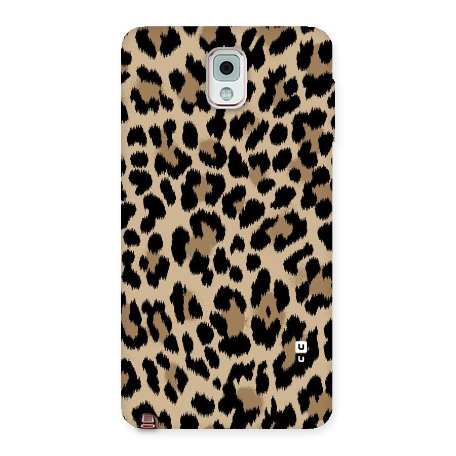 Brown Leapord Print Back Case for Galaxy Note 3