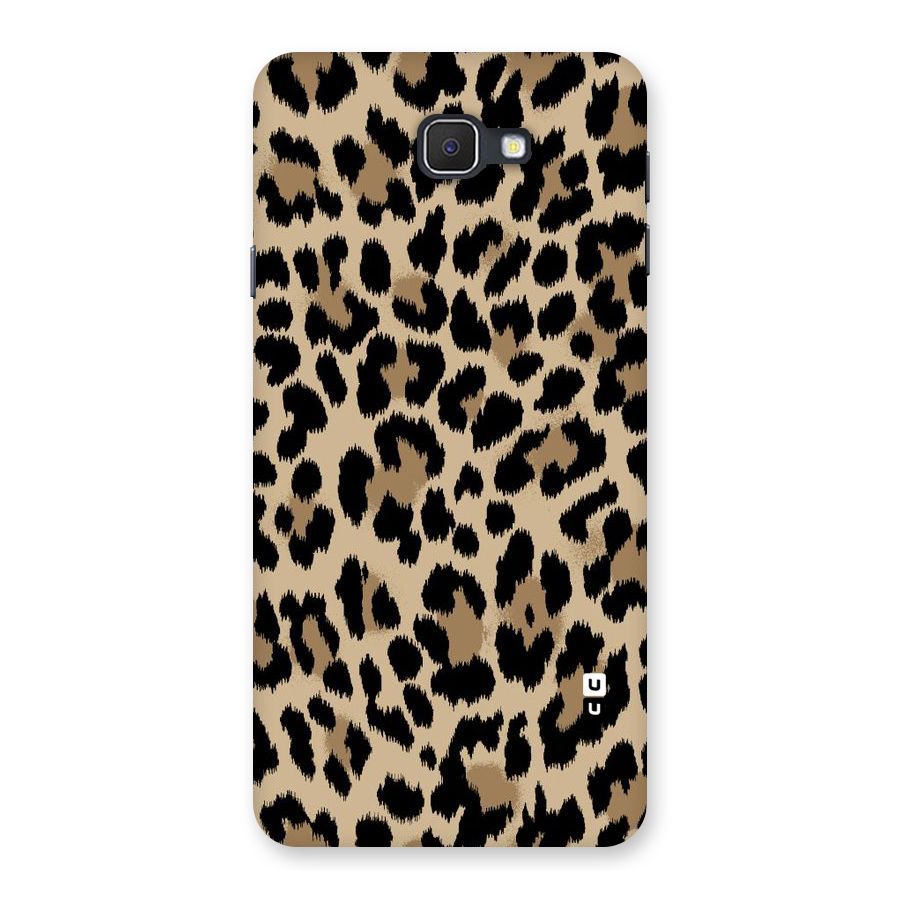 Brown Leapord Print Back Case for Galaxy On7 2016