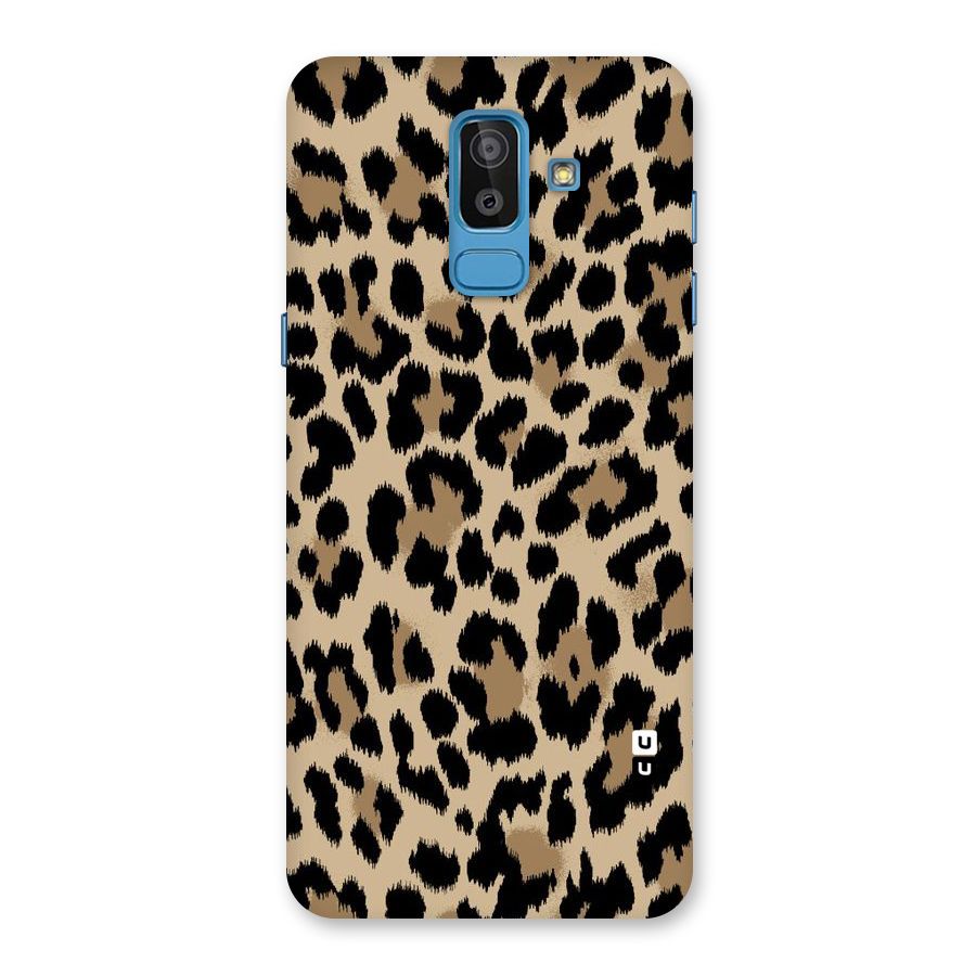 Brown Leapord Print Back Case for Galaxy On8 (2018)
