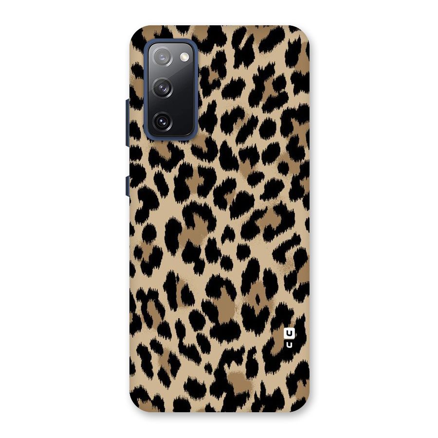 Brown Leapord Print Back Case for Galaxy S20 FE