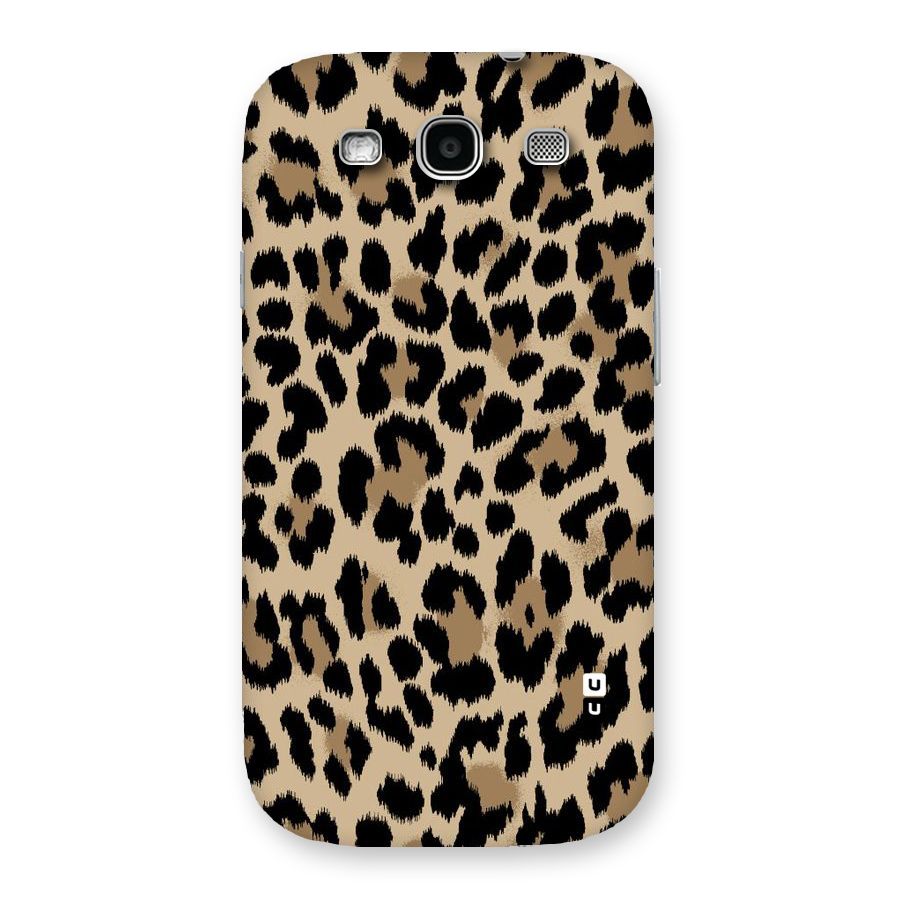 Brown Leapord Print Back Case for Galaxy S3