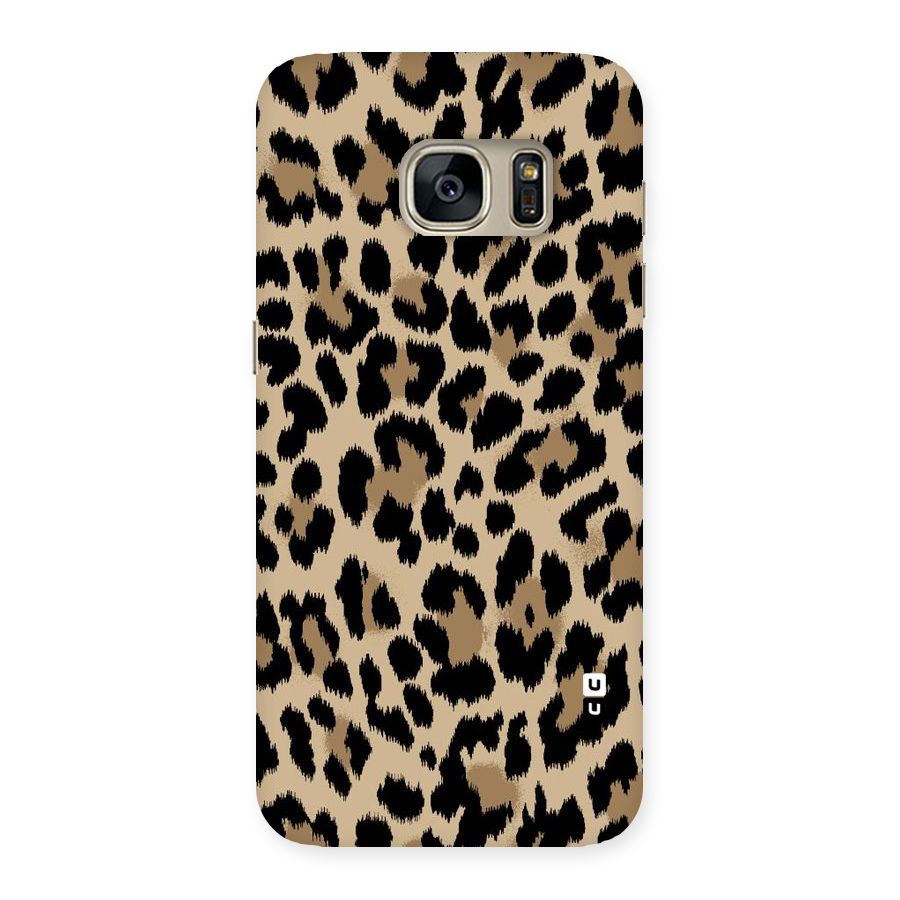 Brown Leapord Print Back Case for Galaxy S7