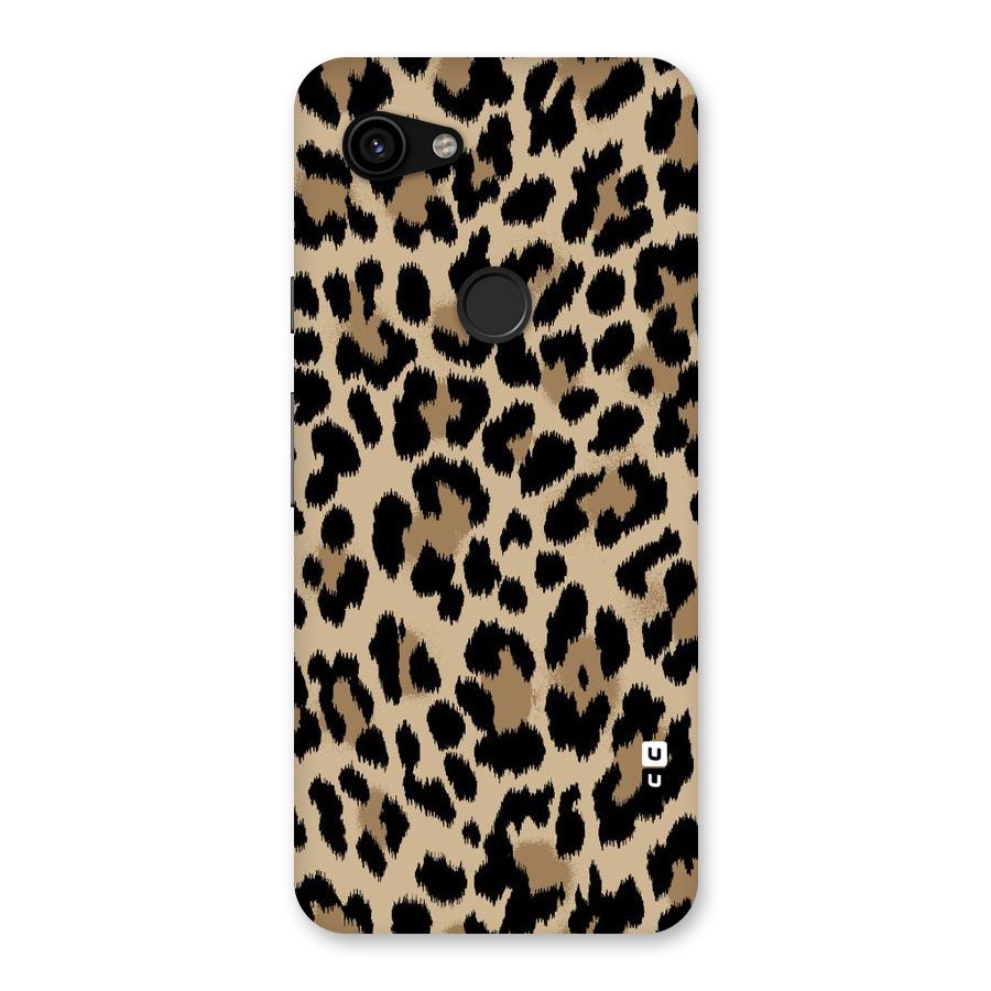 Brown Leapord Print Back Case for Google Pixel 3a