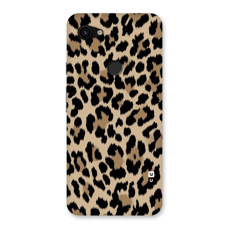 Brown Leapord Print Back Case for Google Pixel 3a XL