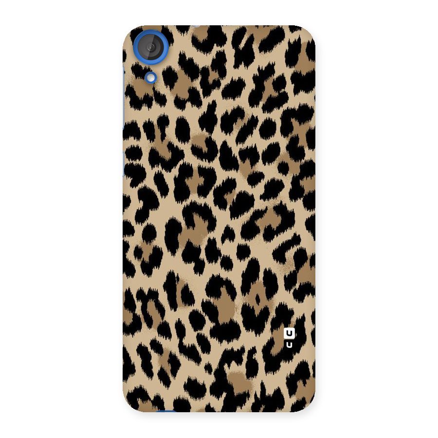 Brown Leapord Print Back Case for HTC Desire 820