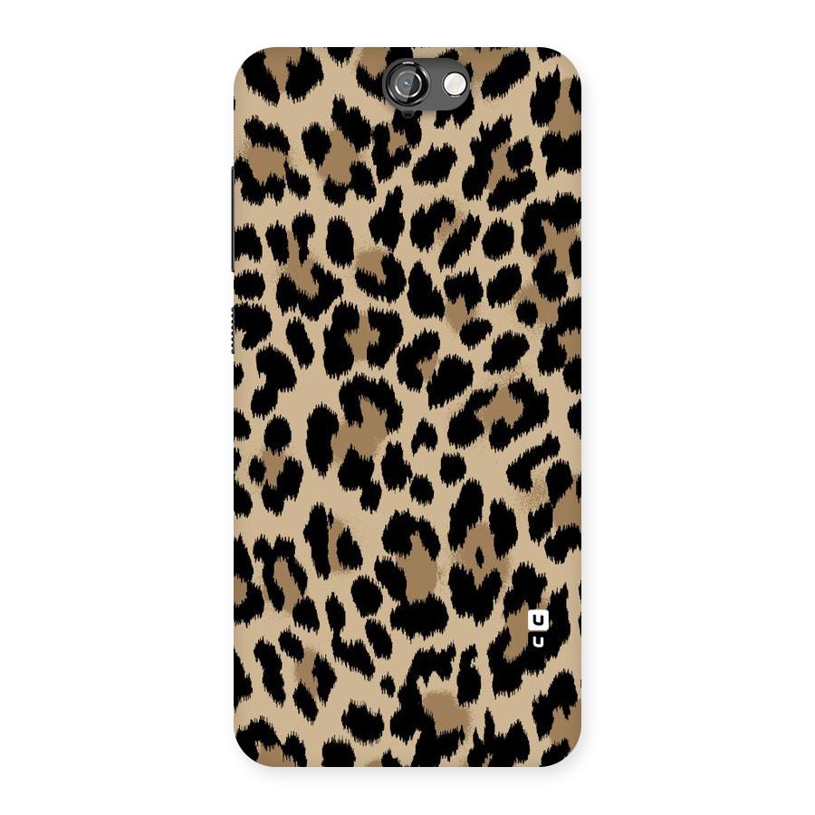 Brown Leapord Print Back Case for HTC One A9