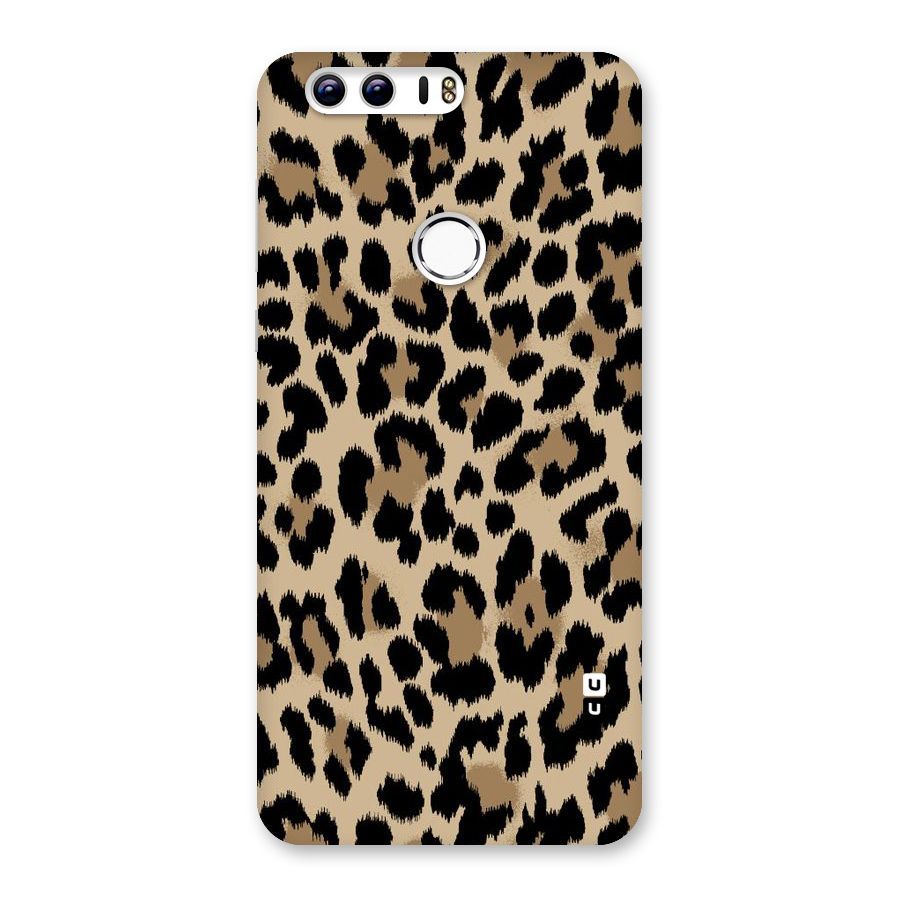 Brown Leapord Print Back Case for Honor 8