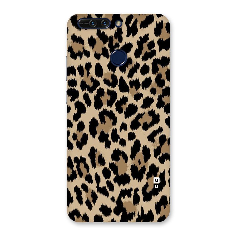 Brown Leapord Print Back Case for Honor 8 Pro