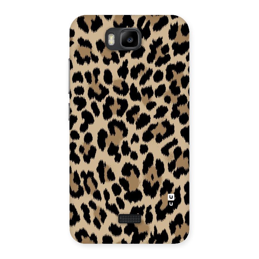 Brown Leapord Print Back Case for Honor Bee