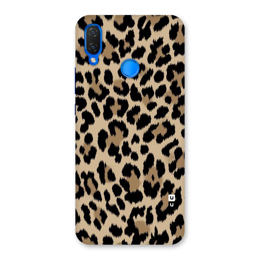 Brown Leapord Print Back Case for Huawei Nova 3i