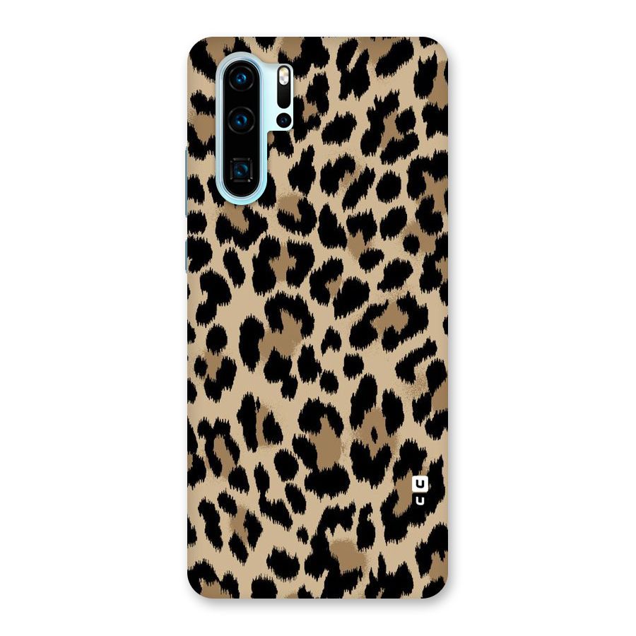 Brown Leapord Print Back Case for Huawei P30 Pro