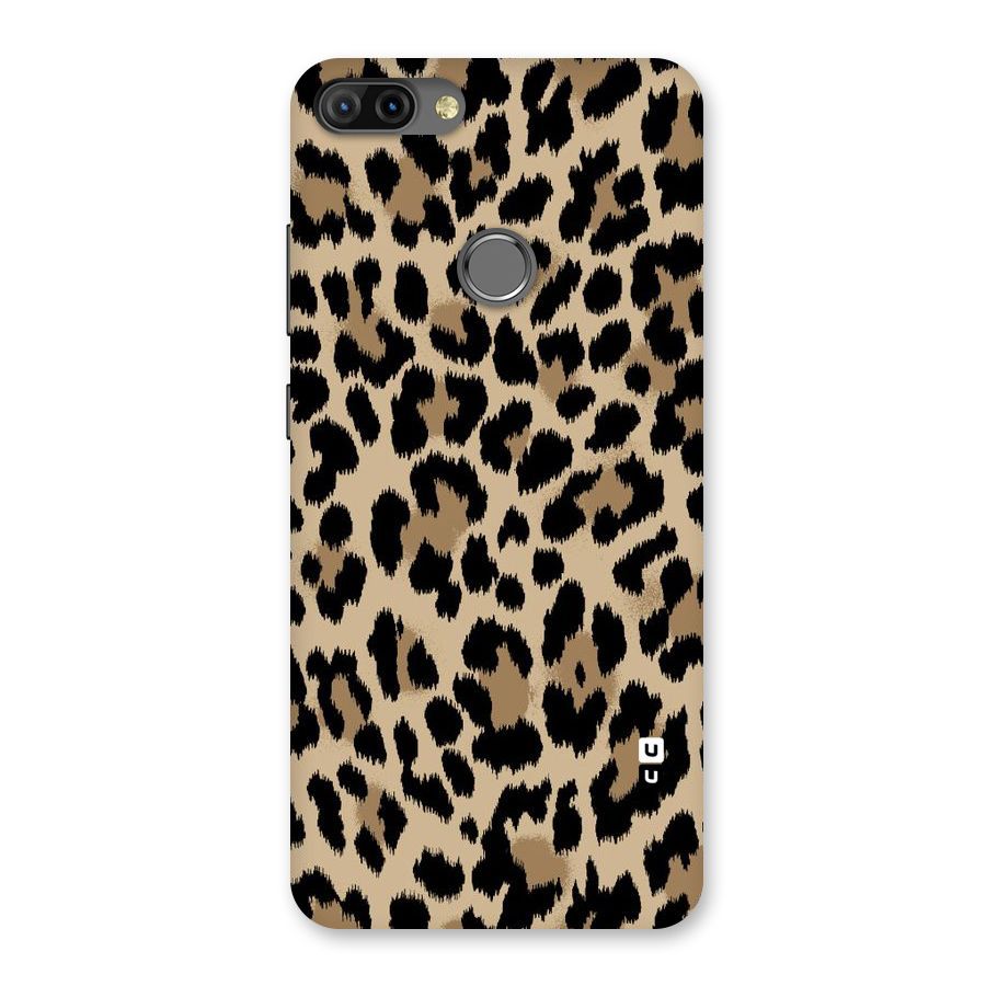 Brown Leapord Print Back Case for Infinix Hot 6 Pro