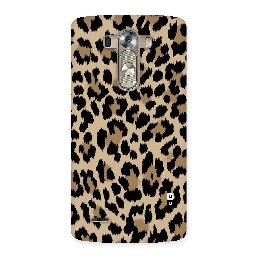 Brown Leapord Print Back Case for LG G3