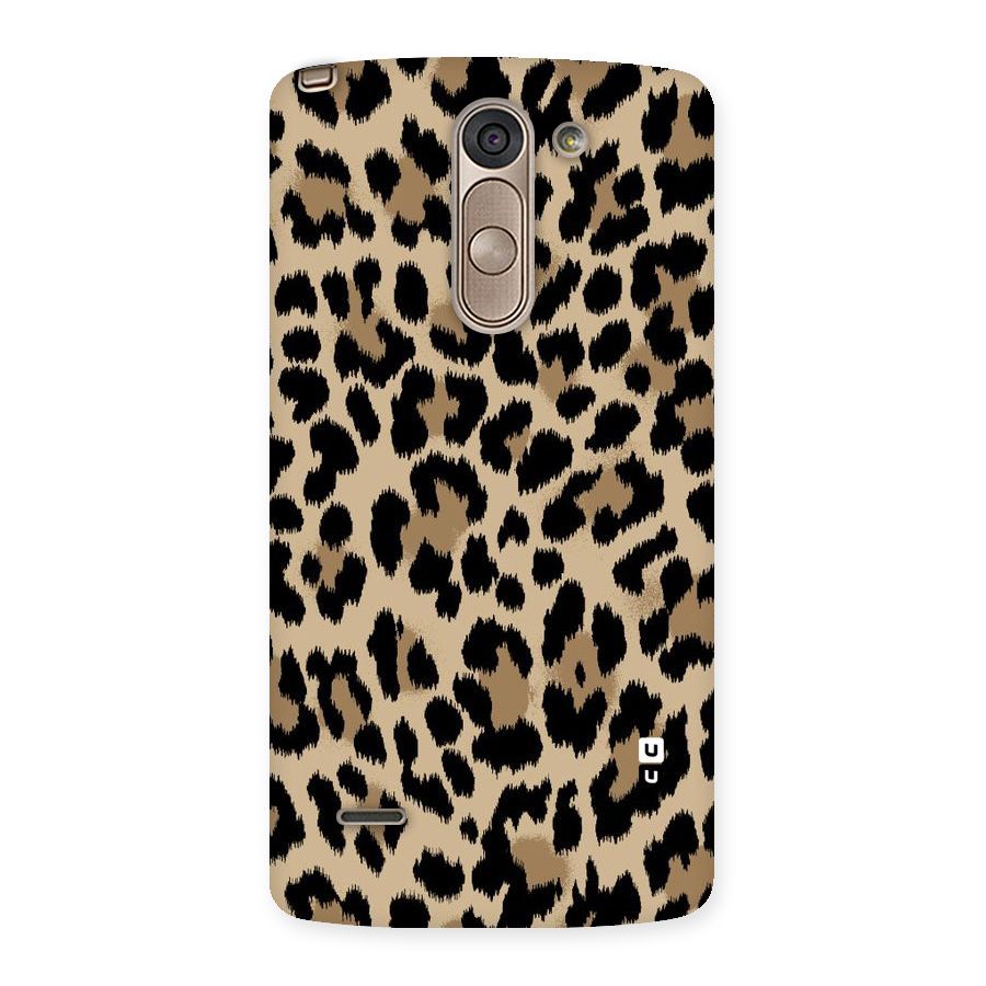 Brown Leapord Print Back Case for LG G3 Stylus