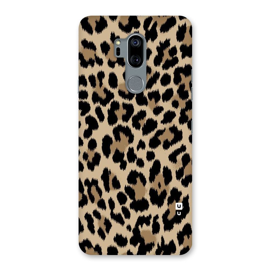 Brown Leapord Print Back Case for LG G7