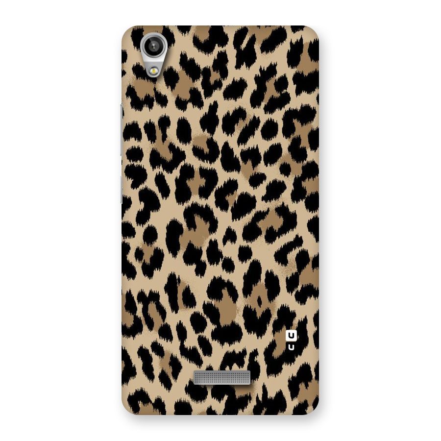 Brown Leapord Print Back Case for Lava-Pixel-V1