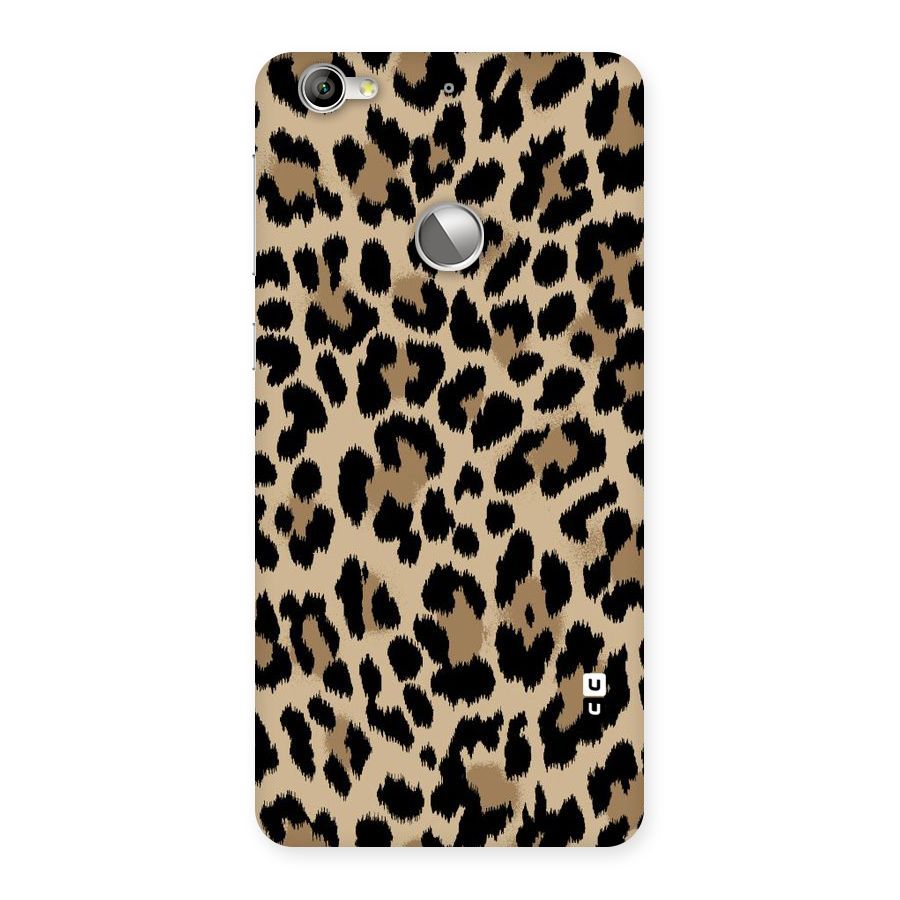 Brown Leapord Print Back Case for LeTV Le 1s