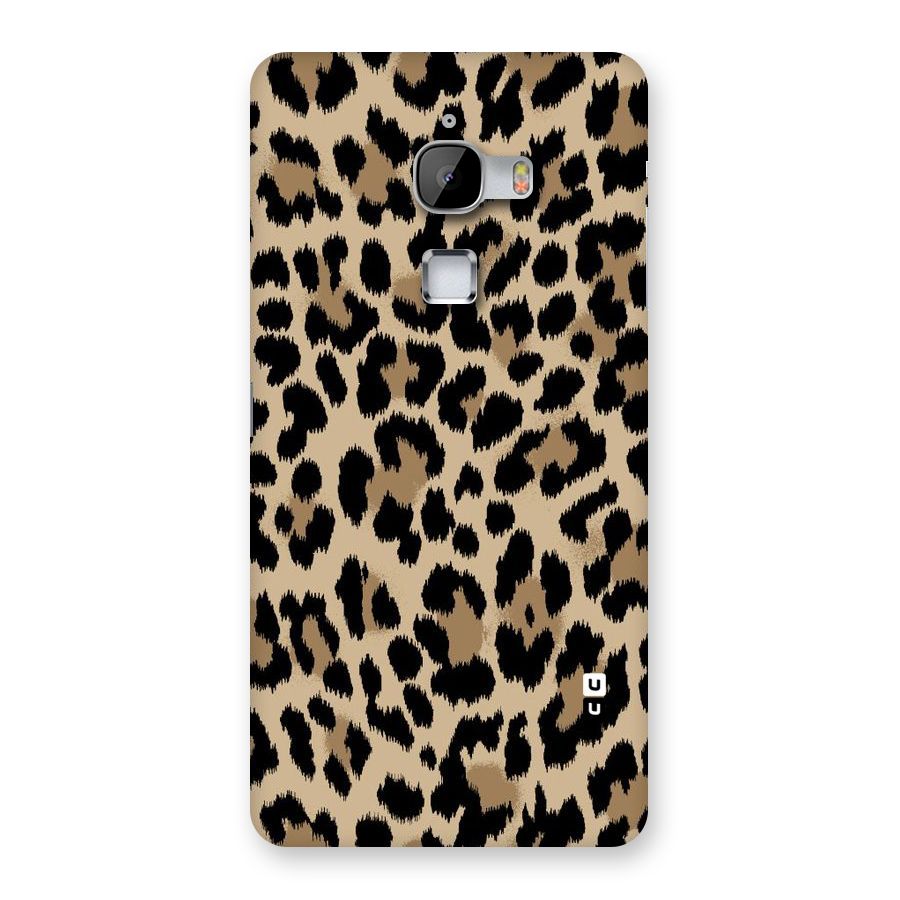Brown Leapord Print Back Case for LeTv Le Max