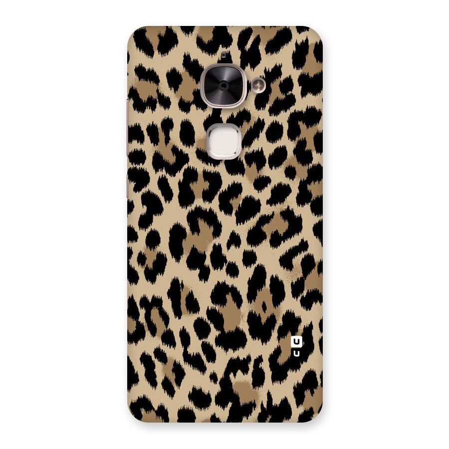 Brown Leapord Print Back Case for Le 2
