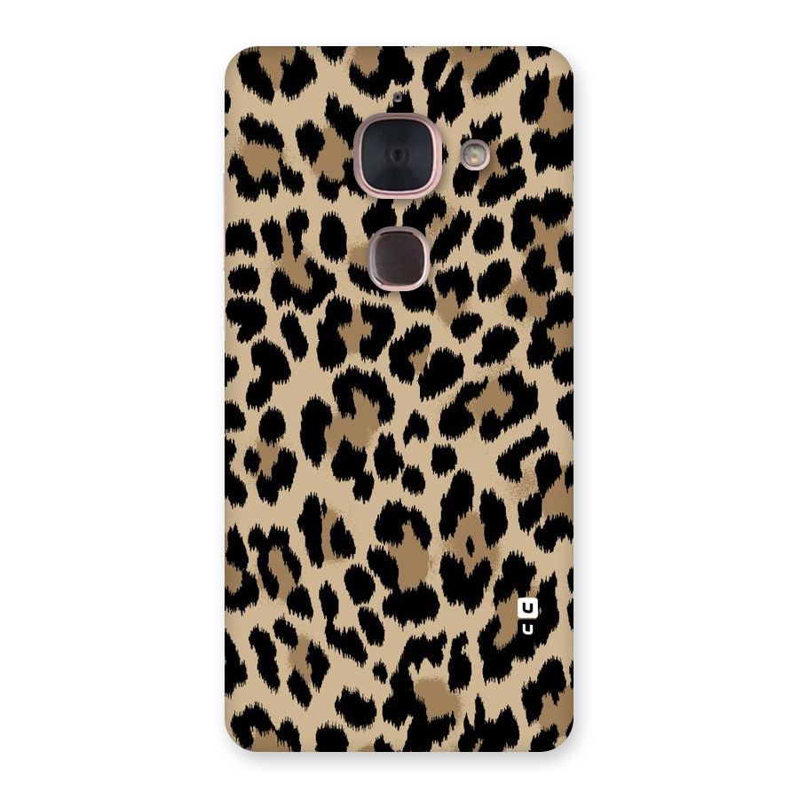 Brown Leapord Print Back Case for Le Max 2