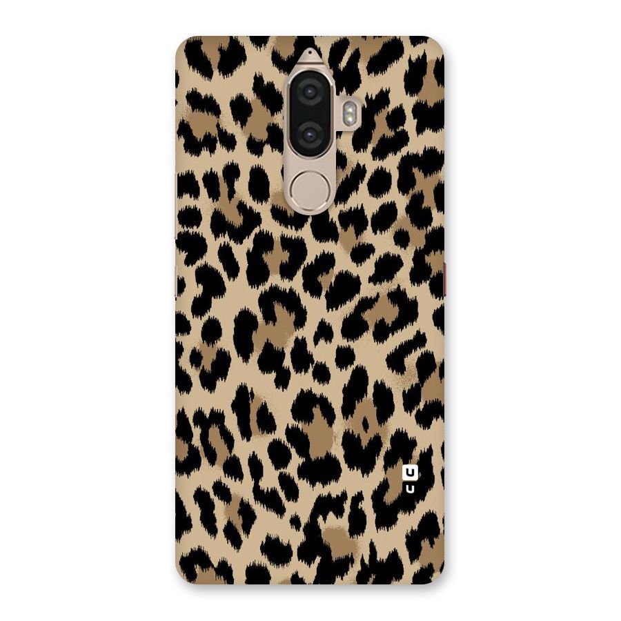 Brown Leapord Print Back Case for Lenovo K8 Note