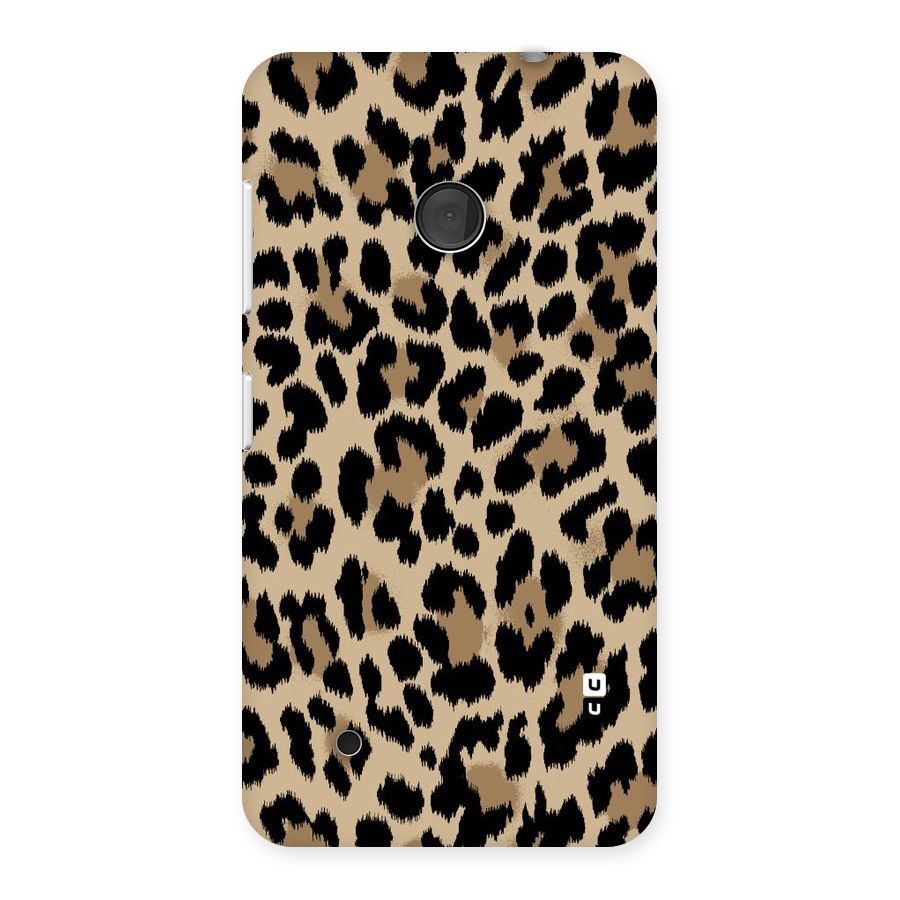 Brown Leapord Print Back Case for Lumia 530
