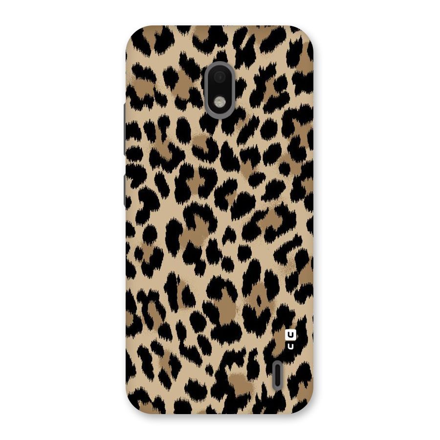 Brown Leapord Print Back Case for Nokia 2.2