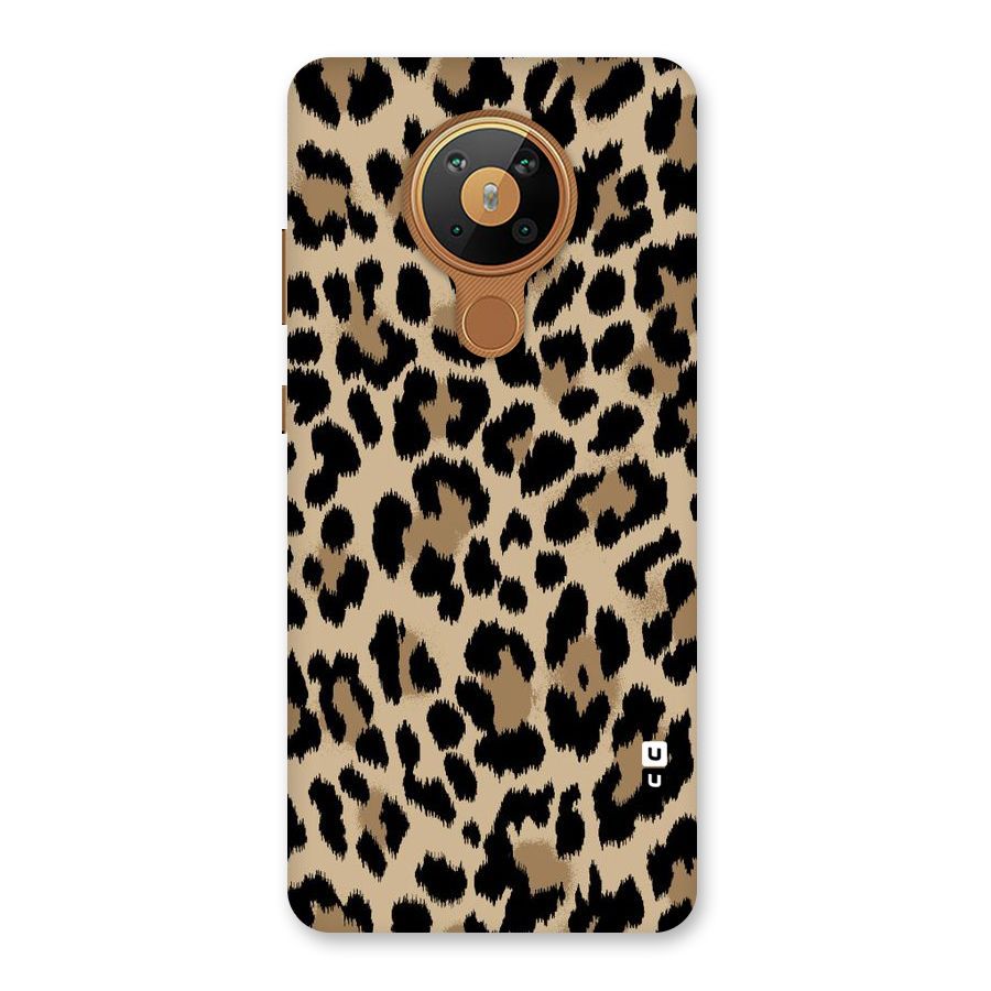 Brown Leapord Print Back Case for Nokia 5.3