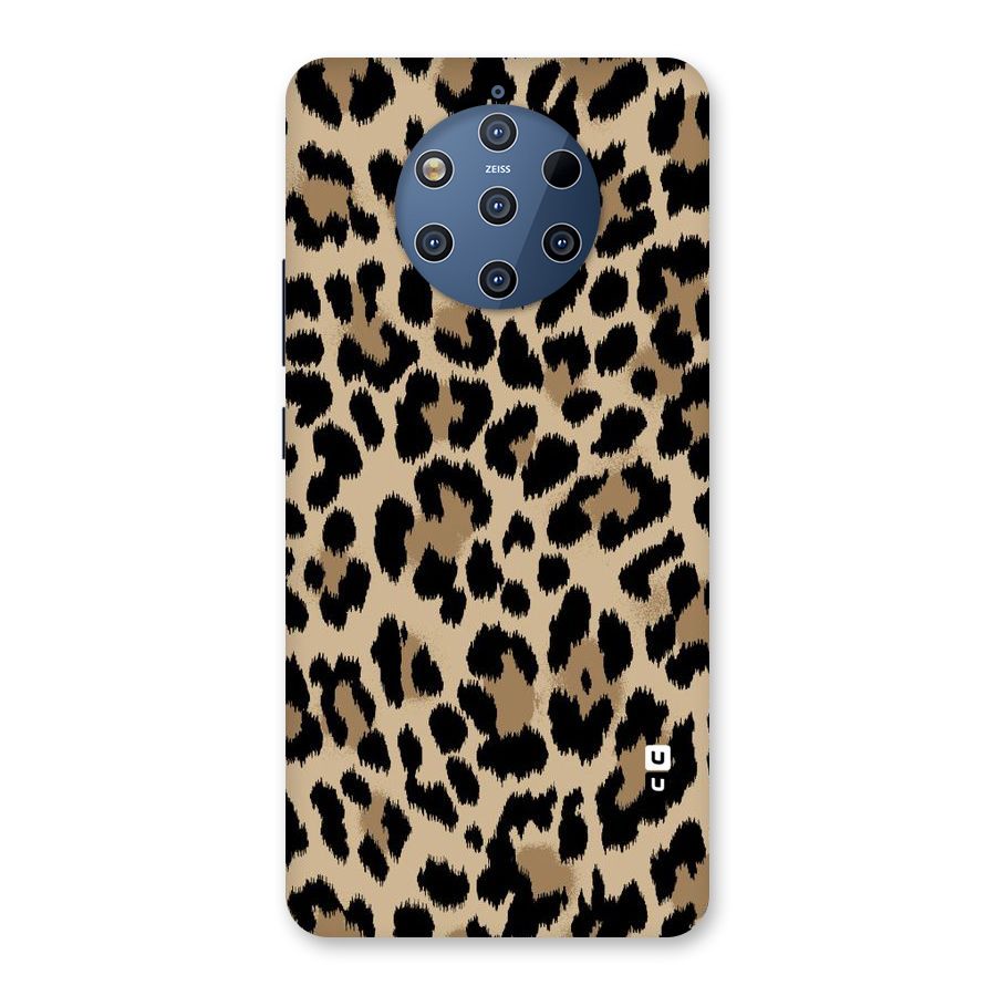 Brown Leapord Print Back Case for Nokia 9 PureView