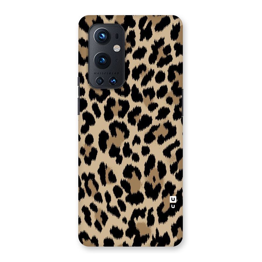 Brown Leapord Print Back Case for OnePlus 9 Pro
