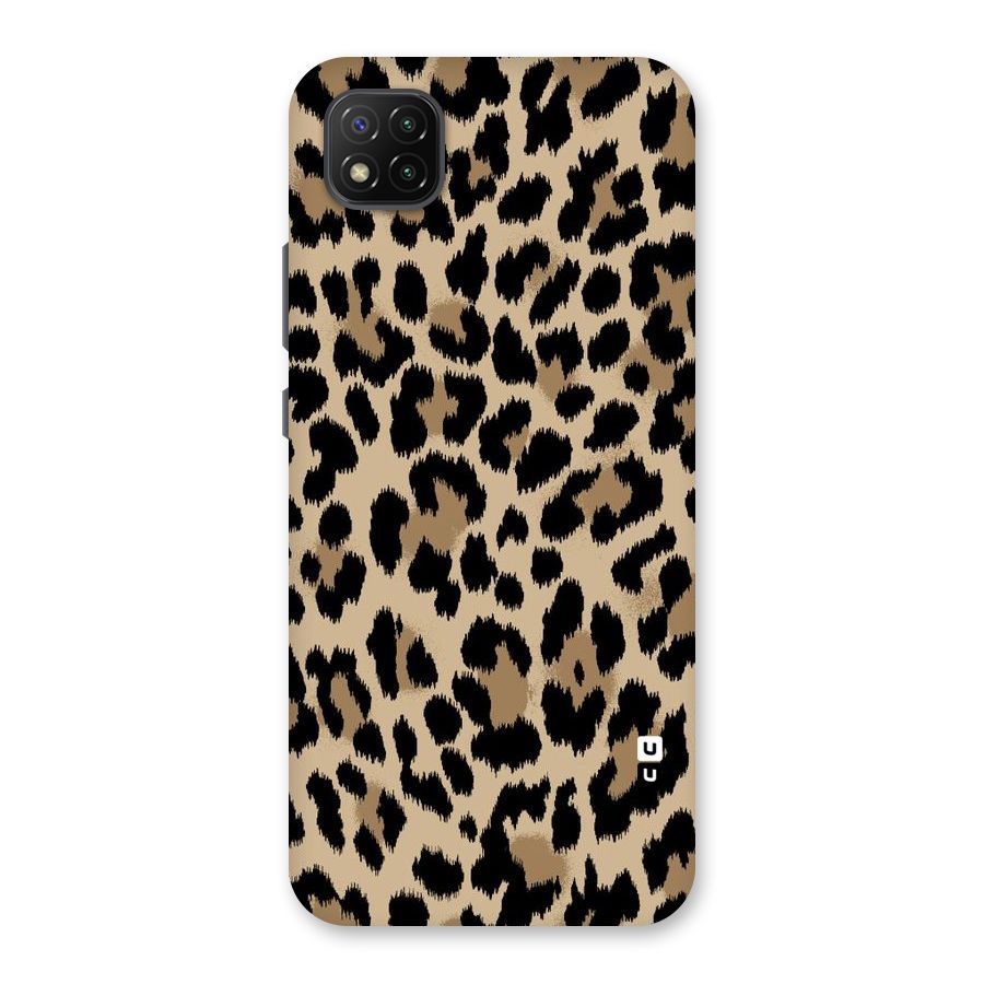 Brown Leapord Print Back Case for Poco C3